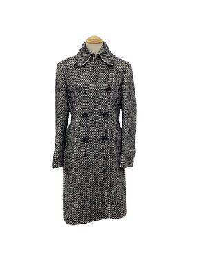 Max Mara Coat 42 White Black